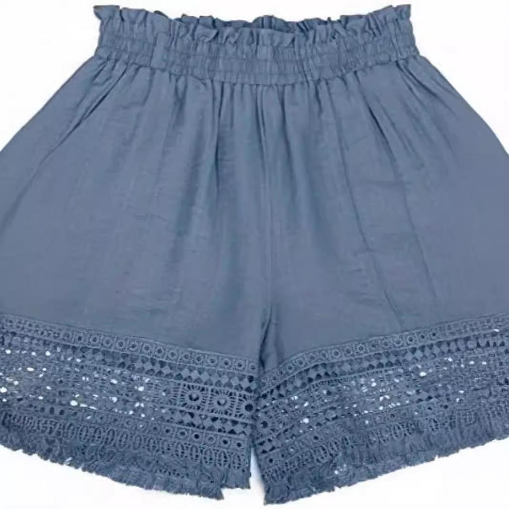 Plus Size damskie sznurowane luźne szorty z elastyczną talią i kieszeniami