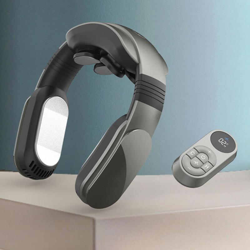 Electric Neck Massager 3 Modes Low Frequency Pulse Vibration Neck Massager Cold And Warm Dual-use Health Care Relaxation Machine