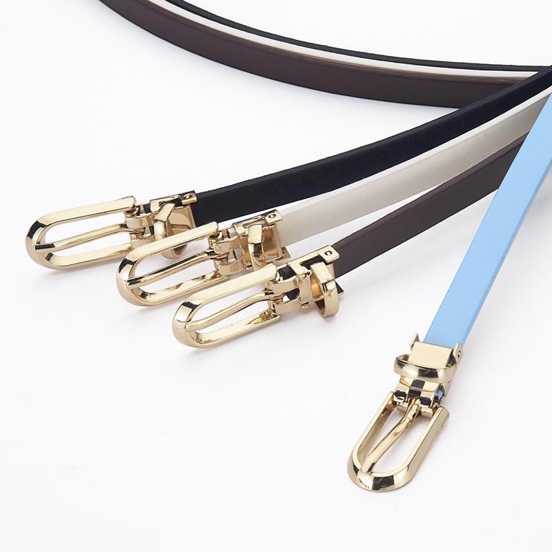 2025 Women's Alloy Buckle Belt: Versatile Pin Design for Fashion, Commute, Waist Chain, and Pants/Dress Decoration