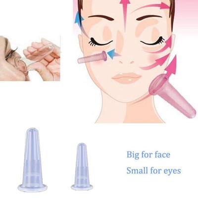 Massaggio per gli occhi in silicone Coppettazione per gli occhi del viso Massaggio per coppettazione sottovuoto Anticellulite Assistenza sanitaria
