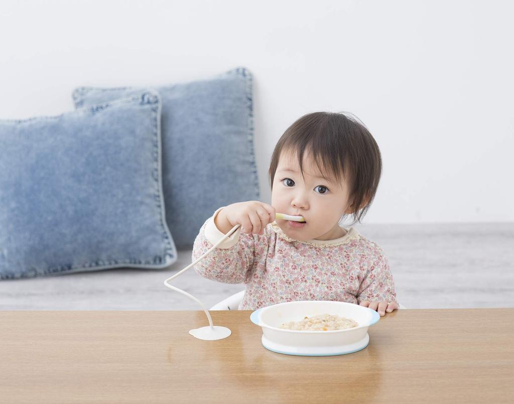 Richell Odekake Lunchkun Drop-Proof Spoon Holder (with Case)