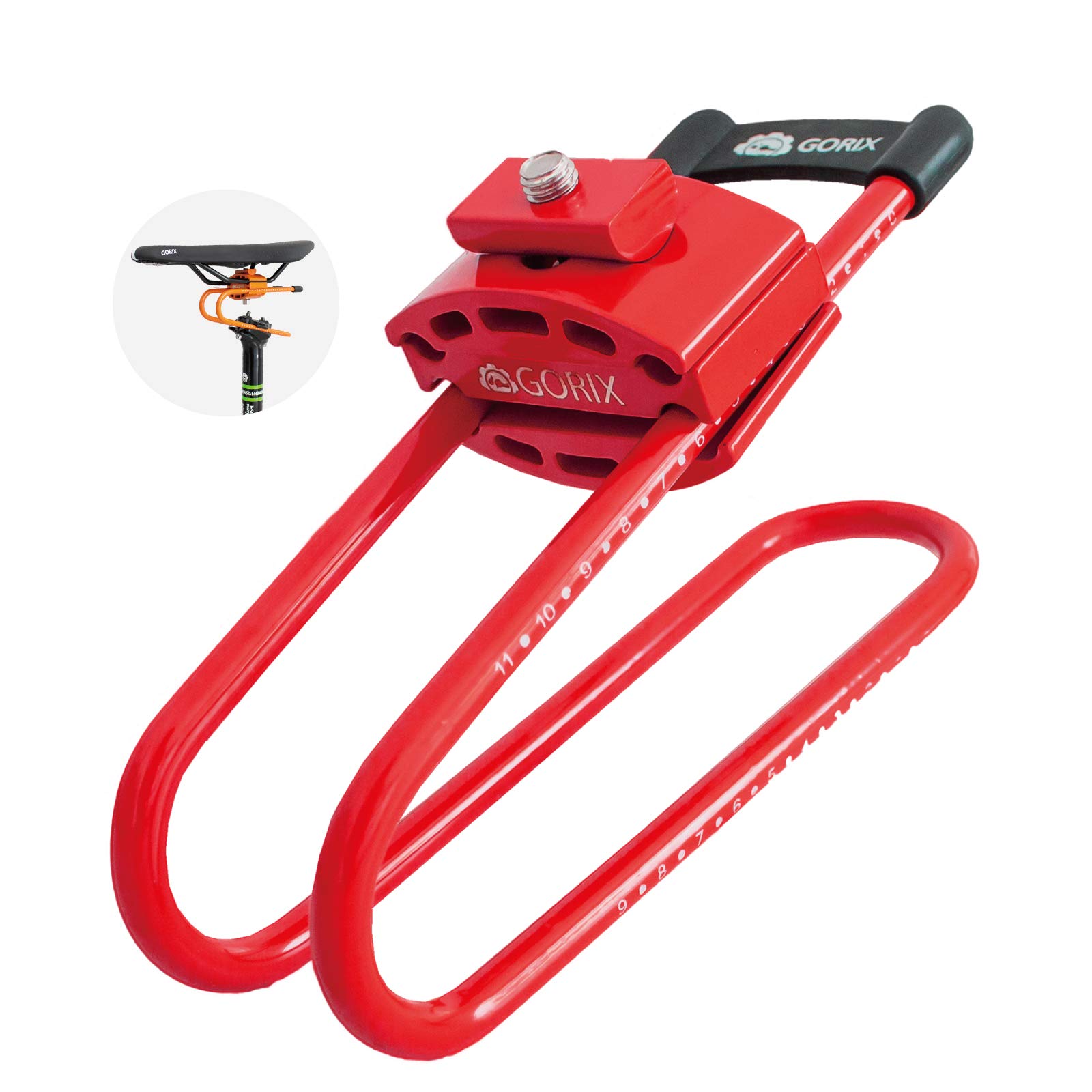 

Пружина подвески седла велосипеда GORIX (GX-SSP) (красный)