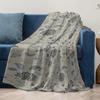 Paisley Print Fleece Blanket Soft Warm Throw Blanket Sofa Bed Decorative Cushion Cover Gift