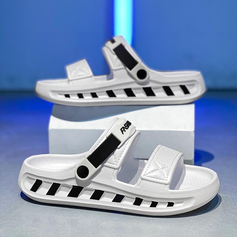 Big Size 38-45 Fashion Couple Summer Men Sandals Slippers for Boy Designer Platform In House Slippers Beach Shoes Free Shipping
