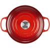Gusseisen-Bräter Le Creuset Signature rund 24 cm kirschrot 4,2 l (21177240602430)