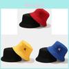 Summer Sun Protection Hat With Wide Brim And Embroidered Letters For Outdoor Activities