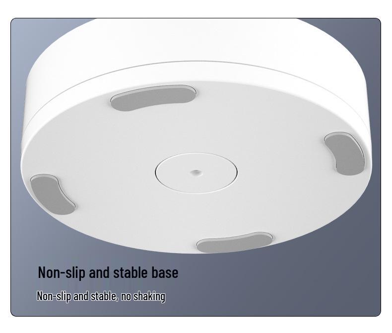 Compact Foldable Office Desk Fan: Rechargeable, Oscillating, Strong Wind, Long Battery Life, Portable for Student Dorms