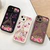 Applicable to Apple 16Promax European and American hot-selling soft case 14pm flower butterfly 15 painted IP13pm mobile phone case 11