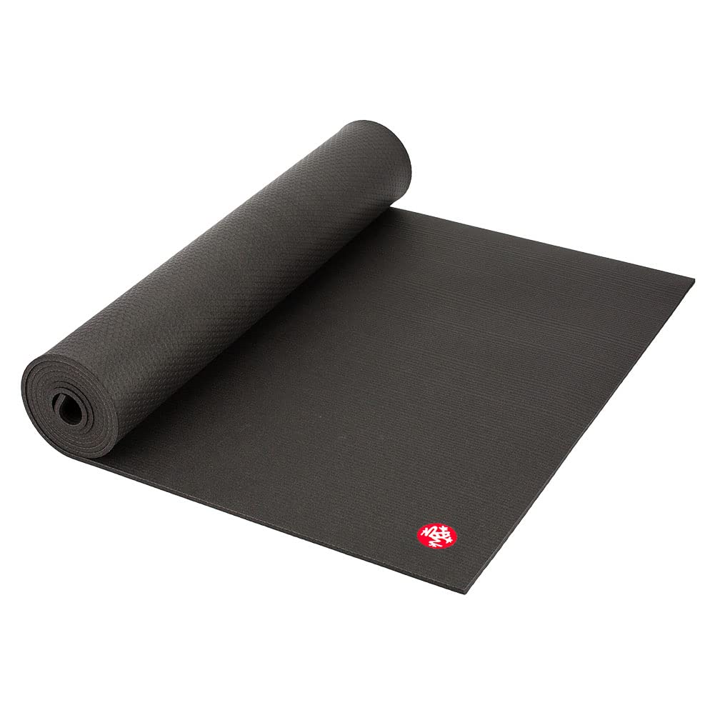 Manduka Yoga Mat 6mm Pro Long 111016010 Black MATS Pro Long Black Pilates Hot Yoga Relaxation Stretching [Manduka] [Used] чёрный