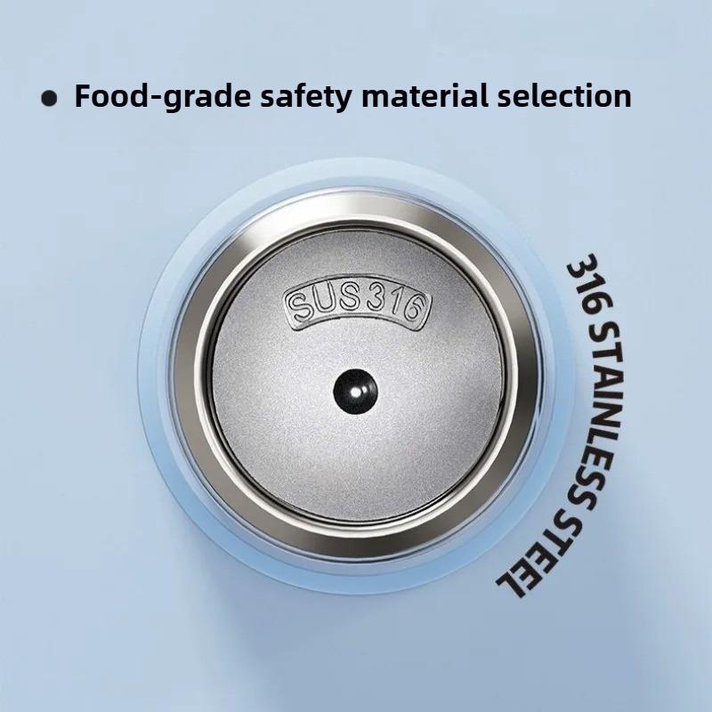 Gradient Stainless Steel Insulated Water Bottle 316 Travel Mug with Handle Portable Sports Cup Holiday Christmas Halloween Gift