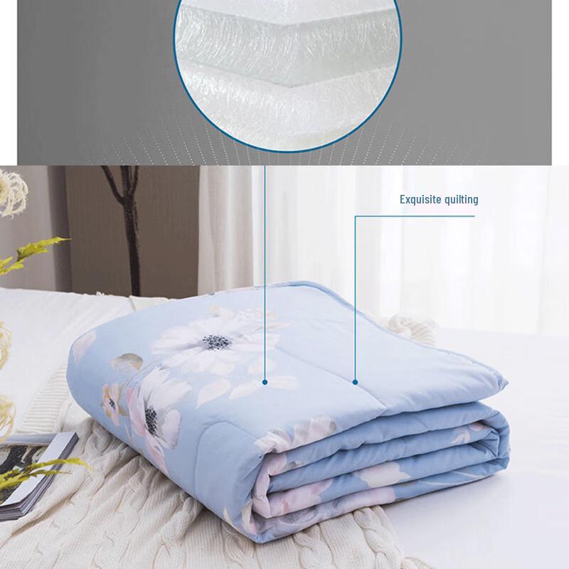 LUOLAI Flower Language Ripples Summer Quilt