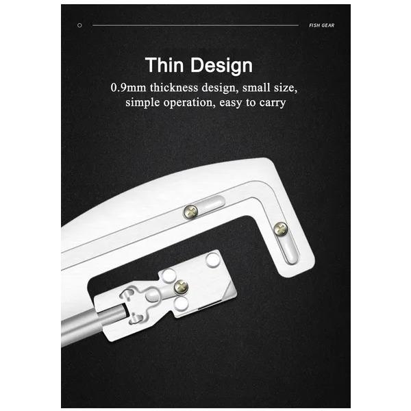 High Quality Semi Automatic Fishing Hooks Line Tier Machine Portable Stainless Steel Fish Hook Line Knotter Tying Binding Stonego Fishing Tool