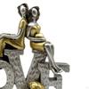 Love Sign Statue Collectible Figurine Cutout Romantic Resin Home Decor Sculpture for Entryway