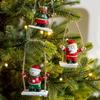 Christmas Swing Ornament User friendly Resin Hanging Decoration For Tree Wall Window Holiday Festival Decors Gift