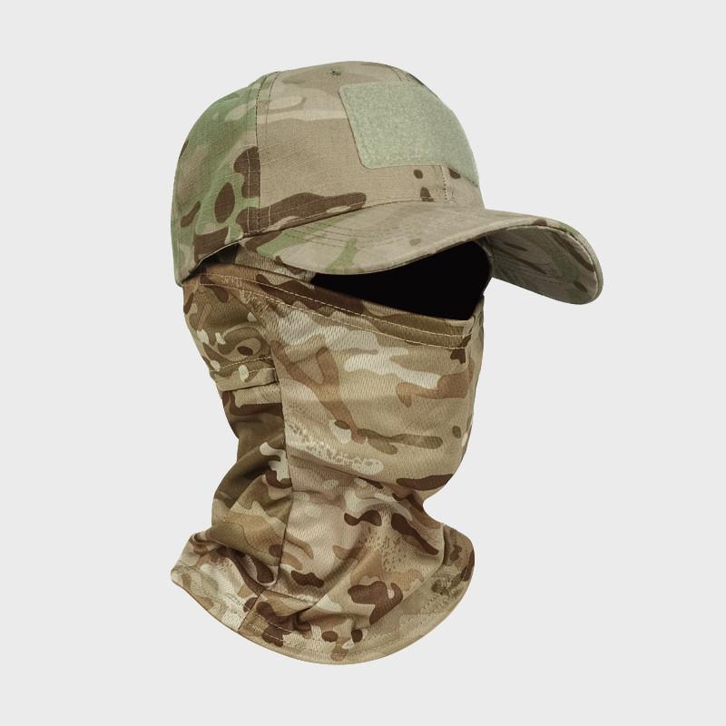 Outdoor-Baseballkappe mit Eis-Seiden-Maske und Ärmeln zum Sonnenschutz und für Atmungsaktivität