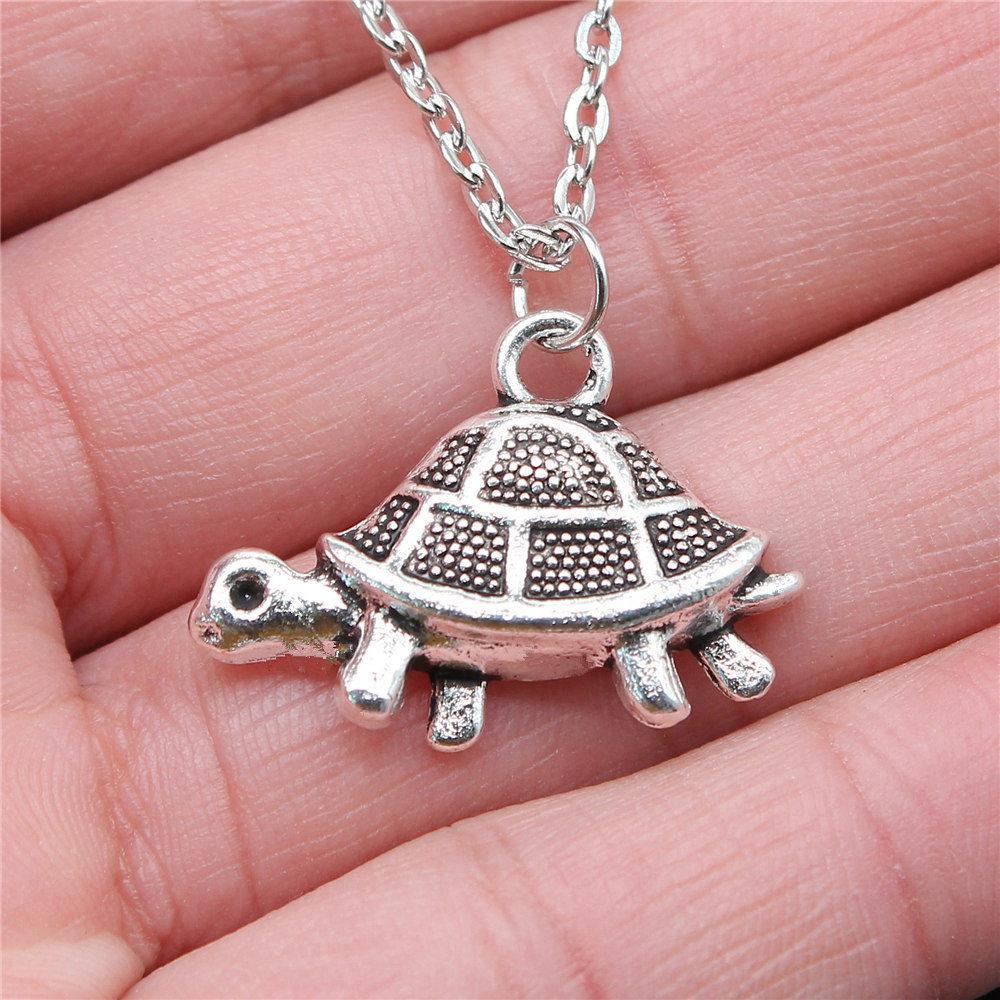 Schildkröte Seestern Muschel Anhänger Antik Bronze Metall Brautkragen Halskette für Strandhochzeit Trendiges Geschenk