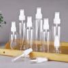 Portable Spray Bottle Transparent Plastic Side Spray Bottle Sub-bottling