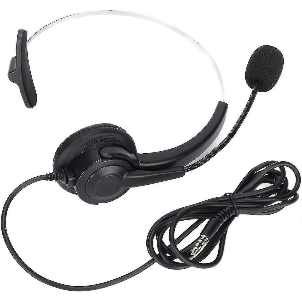 Usb Headset 3.5mm Computer Headphone Noise Cancelling Reduction Isolation With Microphone For Laptop Pc Cell Phone Customer Service Center