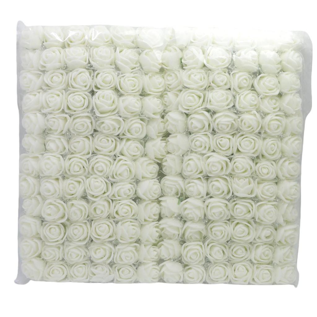 Yarn Lace Rose Flower Garland with Foam and Dried Flowers for Wedding Candy Box or Gift Box