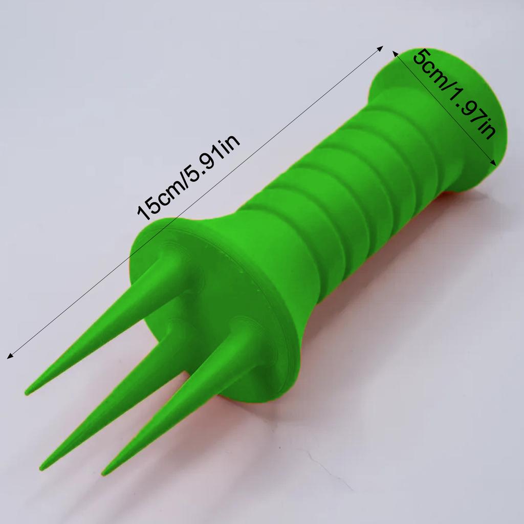 Soil Loosener Lawn Cultivator Manual Aerator Garden Soil Aerator Tool Durable Plastic Aerator for Weeding & Compost Turning