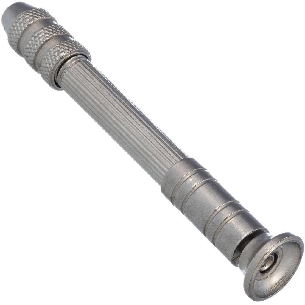 Handheld Mini Press Drill + Set of 10 Drill Bits 0.8-3mm for Wood Plastic DIY