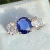 Three Heroes 2024 Trendy European & American Engagement Rings with Cubic Zirconia