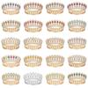 Round Princess Queen Tiara European Crystal Full Crown Metal Bridal Wedding Crowns  Birthday Party