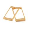 FLEOR 2pcs Plastic Neck Bridge Humbucking Pickup Mounting Rings Curved Frame for LP Style Guitars Cream-colored &