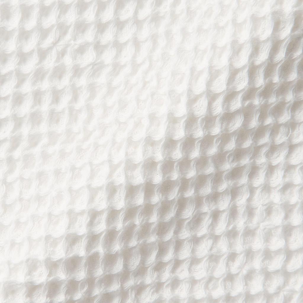 MUJI Waffle Weave Blanket, Single, 140 X 200 Cm, Off-White, 84739170