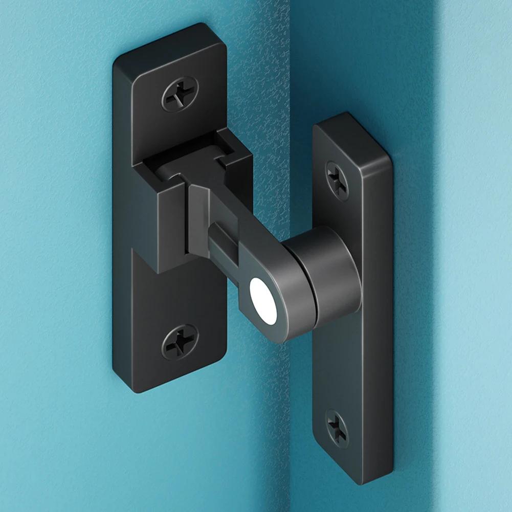 90 Degree Door Latch Sliding Door Lock Bolt Indoor Bathroom Door Buckle Right Angle Door Bolt Window Cabinet Locks Hardware