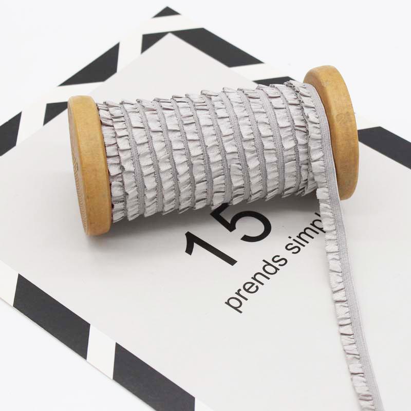 1mx1cm Comfortable Gift Embellishments Elastic Handicrafts Lotus Leaf Edge Smooth Touch Soft DIY Elastic Band Hair Accessories