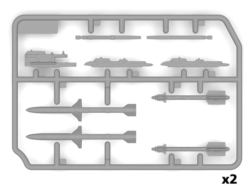 ICM 1/72 scale Ukrainian MiG-29 with JDAM-ER bombs plastic model kit 72144 (airplane)