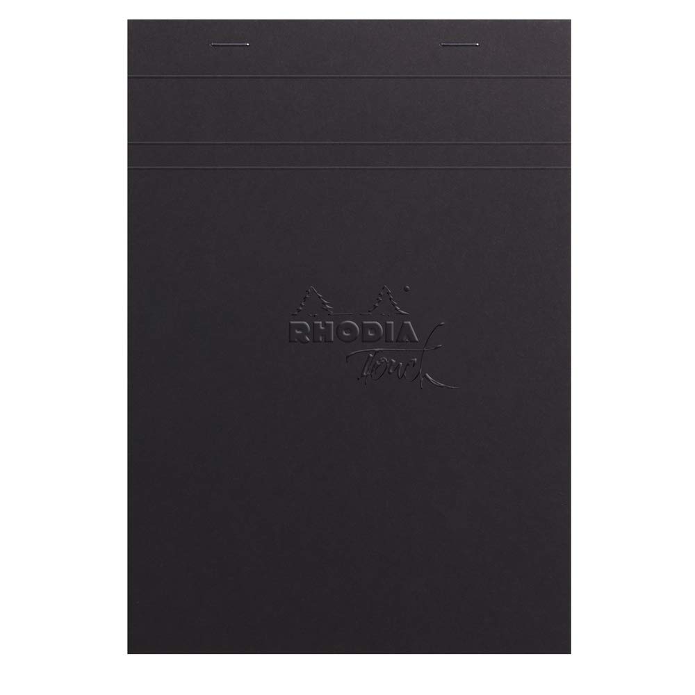 Rhodia Touch Maya Pad Black A5 Sketchbook (Black Paper, Cross-Ruled, 120g, 50 Sheets) CF116111