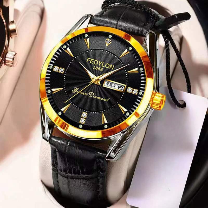 Ceas de mână pentru bărbați Ceas complet automat non-mecanic Ceas cu cuarț pentru studenți Ceas celebru Ceas cu curea rezistent la apă Model pentru bărbați