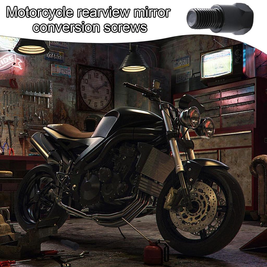 Motorcycle Mirror Adapter | Motorcycle Screw Adapter Adjustment Screw - Durable and Convenient Motorcycle