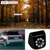 Car Backup Camera Metal HD Reverse Camera Mini Front View / Rear View Cameras 8 LEDs Lights Night Vision Waterproof IP69
