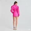 Lambskin Leather Hot Party Wear Fashionable Pink Soft Dress Women's New Stylish