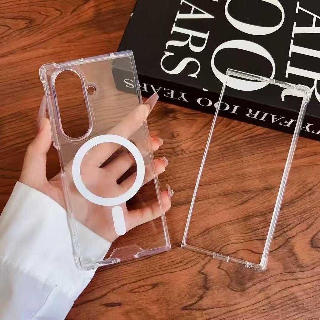 Durable Magnetic Acrylic Phone Case for Samsung Z Fold7/Flip7
