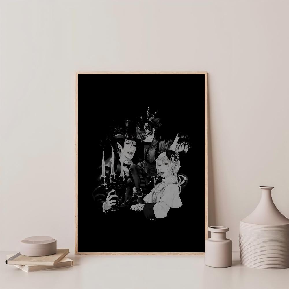 1 stück Beliebte Klassische Comic Buch Anpassungen Black Butler Poster HD Poster Home Zimmer Bar Cafe Decor Kunst Wand Malerei Bild