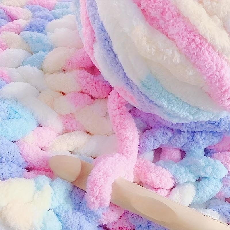 1roll Extra Thick Ice Bar Yarn Blanket Hand-woven DIY Line Large Chenille Cushion Pet Nest Line Iceland Scarf Hat Knitting