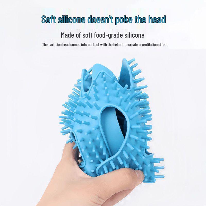 Universal Silicone Cycling Helmet Liner: Breathable, Anti-Odor, Hair-Friendly, Free Shipping