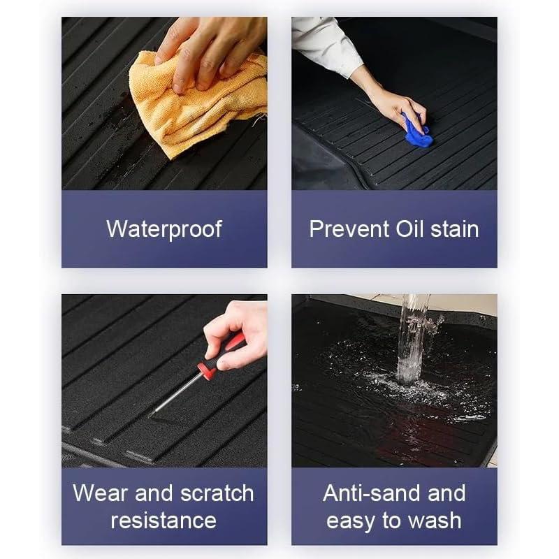 TPE Full Coverage Car Floor Mats Fit BYD Sealion 7 2024-2026 Waterproof Anti-slip Custom Auto Foot Liners EV Interior Protector