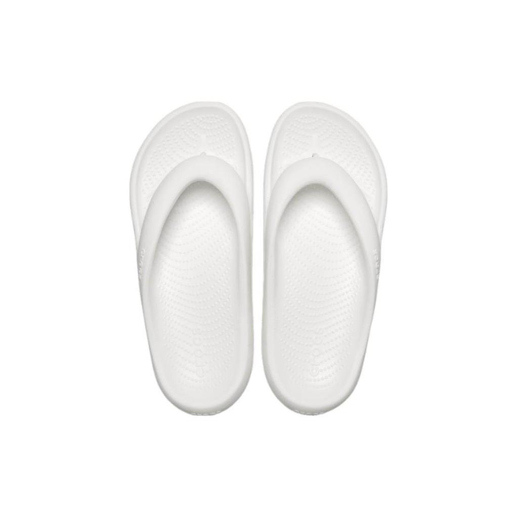 Crocs Abrasion Resistant Flip Flops Unisex White 208437-100