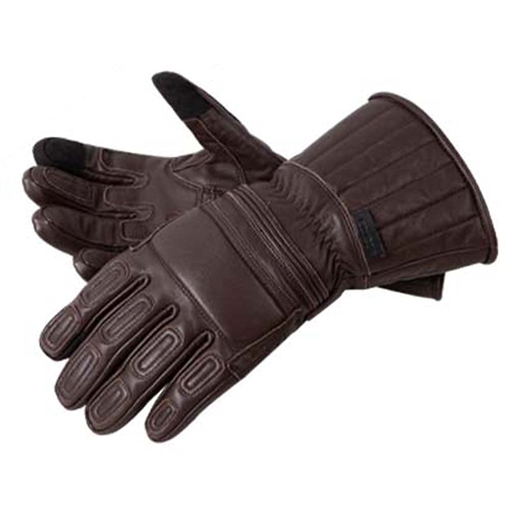 

DEGNER Leather Gloves, Winter, Brown, XL, WG-42