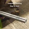 Titanium Chopsticks Outdoor Portable Home Non-slip Camping Pure Titanium Tableware Titanium Metal Chopsticks