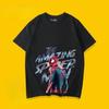 The Amazing Spider-Man Graffiti Style Graphic Oversized Streetwear Pop Rock Concert Fan Merch T-Shirt