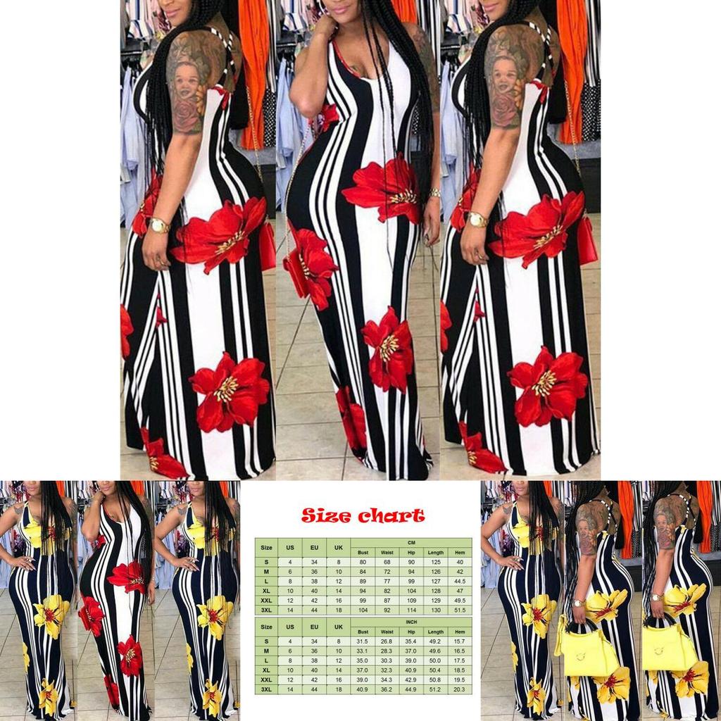 Stunning Plus Size Lady Floral Boho Party Bodycon Maxi Dress For Elegant Occasions