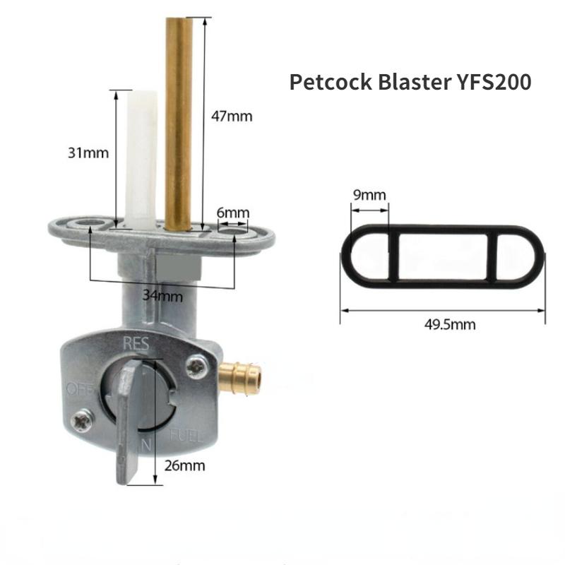 YFS200 Petcock Vacuum Fuel Faucet Tap Valve Switch For Yamaha Blaster 200 YFS 200 Fuel Cock Gas Tank 1988-2006 Fuel Supply