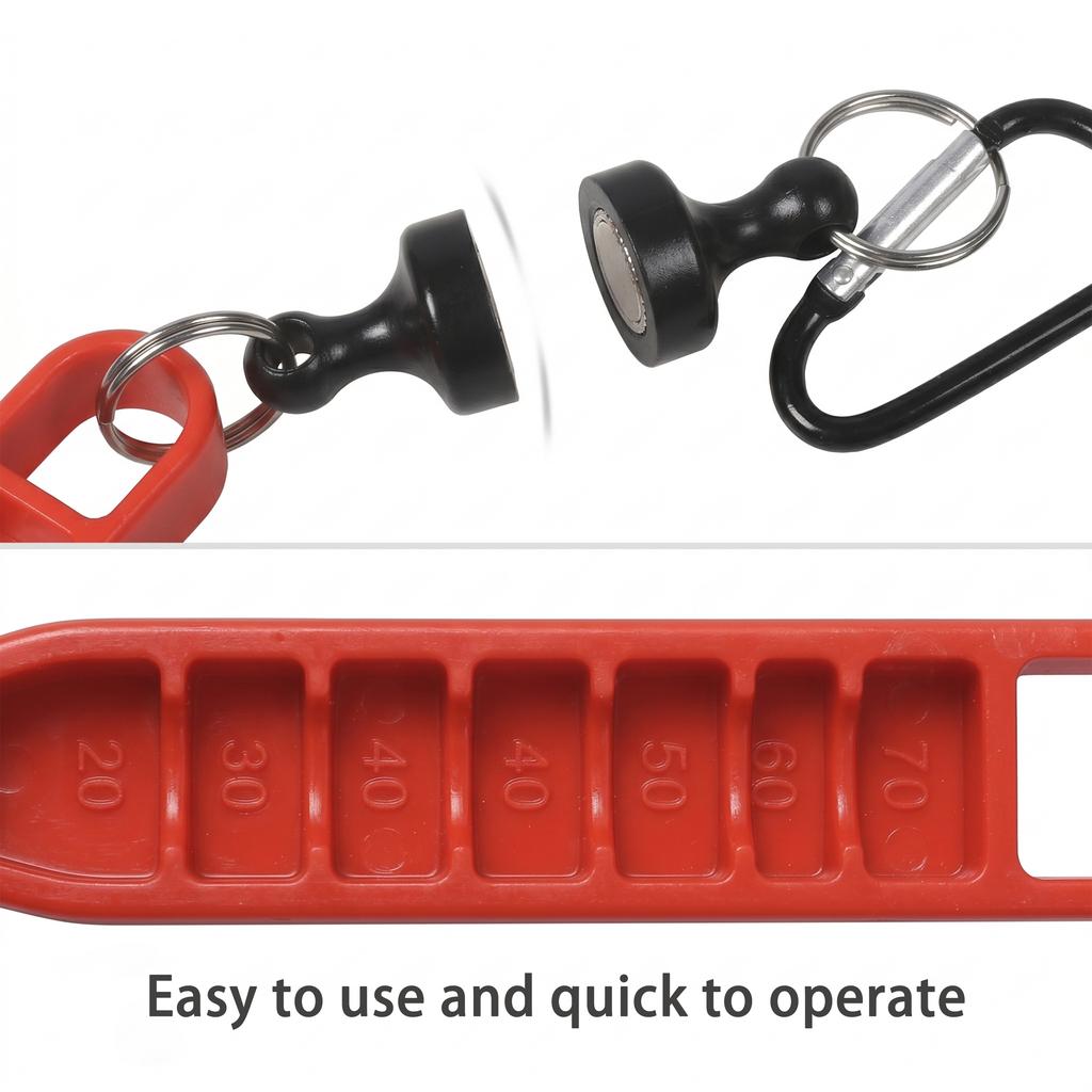 Golf Tee Height Adjuster Precision Tool With Magnetic Keychain For Portable Golf Course Accessory 5