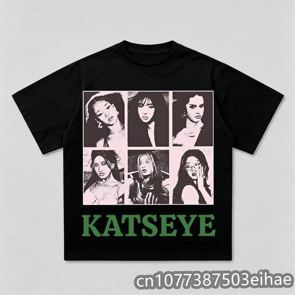 Katseye Girl Pastel Anime Aesthetic Grunge Graphic TShirt Y2k Gothic Korean Comfortable Breathable Unisexs Fashion Top